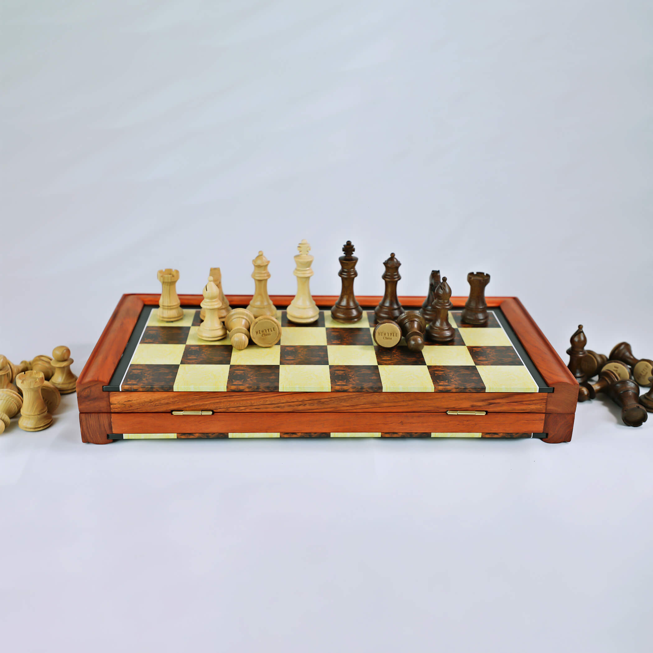 Bàn Cờ Vua Gấp Deluxe Chuẩn Thi Đấu Quốc Tế FIDE và USCF 