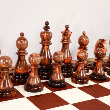 Bộ Cờ Vua Trang Trí Siêu Lớn – Giant Chess Set orange and blue 1