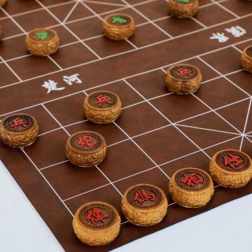 Quân cờ tướng gỗ bách xanh (1)