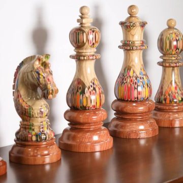 Set 6 Quân Cờ Hậu – Vua – Xe – Tượng – Mã – Tốt (9)