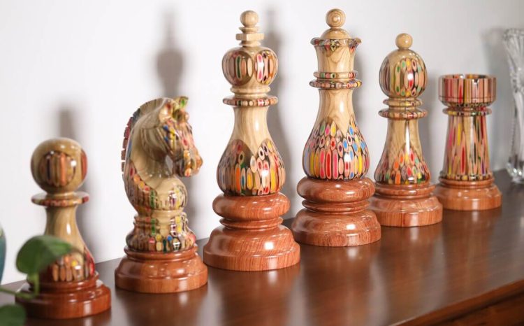Set 6 Quân Cờ Hậu – Vua – Xe – Tượng – Mã – Tốt (9)