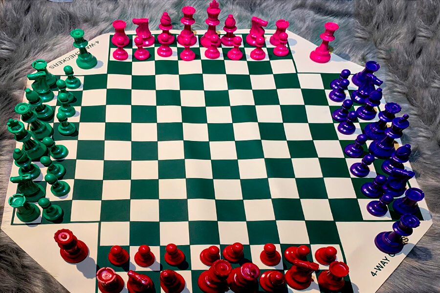cờ vua 4 người, cách tính điểm
